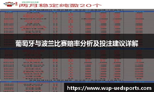 葡萄牙与波兰比赛赔率分析及投注建议详解